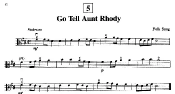 Go Tell Aunt Rhody(中提琴)