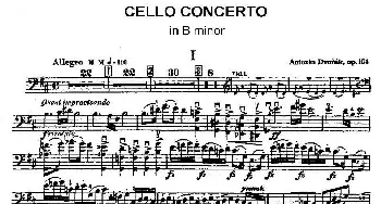 CELLO CONCERTO in B minor(大提琴)