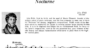 小提琴谱 | Nocturne(约翰·菲尔德作曲版)约翰·菲尔德