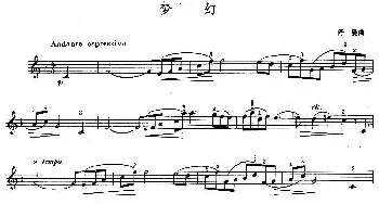 小提琴谱 | 梦幻(舒曼作曲版)舒曼