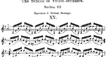 小提琴谱 | 史拉迪克小提琴技术练习 第3册(XV)