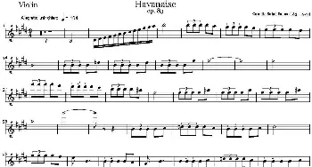 小提琴谱 | Havanaise Op.83(哈瓦涅斯)Camille Saint-Saens