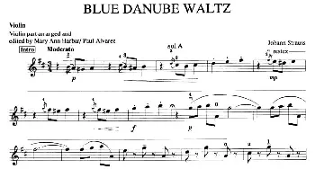 小提琴谱 | BLUE DANUBE WALTZ