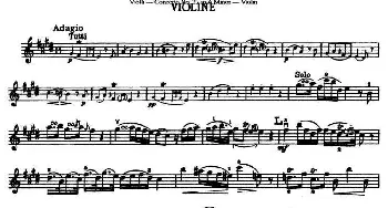 小提琴谱 | 维奥蒂VIOTTI《Concerto No.22 in A Minor》(II.)小提琴)