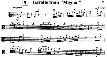 Gavotte From "mignon"(中提琴)