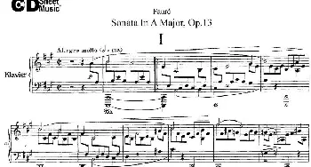 小提琴谱 | Violin Sonata No.1 Op.13(小提琴+钢琴伴奏)