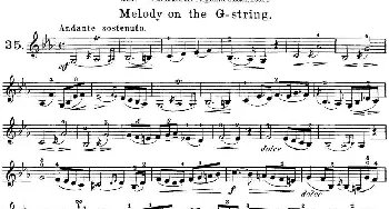 小提琴谱 | 马扎斯小提琴练习曲 Op.36 第二册 华丽练习曲(35)