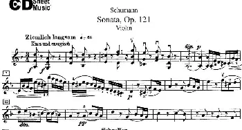 小提琴谱 | Violin Sonata Op.121