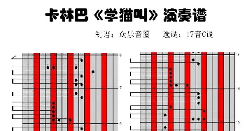 学猫叫(拇指琴卡林巴琴演奏谱) 小峰峰 小峰峰