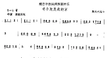 哨卡就是我的(维吾尔族舞蹈)中国民族民间舞曲选  甄荣光