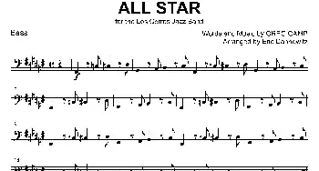 ALL STAR(贝司分谱)