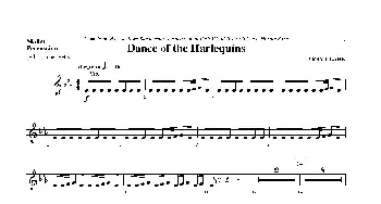 Dance of Harlequins(打击乐组Mlts分谱)