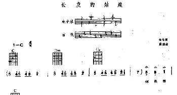 长发的姑娘(电子琴吉他弹唱谱) 金淦 陈杨