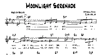 MOONLIGHT SERENAOE(降B爵士乐谱)