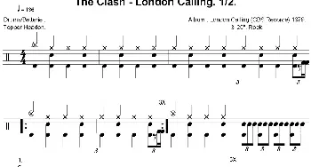 Clash - London calling(爵士鼓谱)