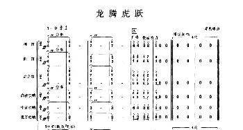 龙腾虎跃(民乐合奏总谱)  李民雄