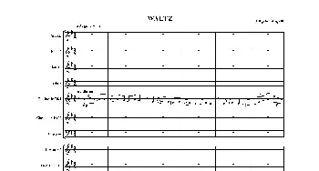 《来自皇室的舞蹈》管弦乐套曲 4.WALTZ(华尔兹)(总谱)  尤金·马加利夫