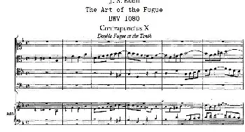 The Art of the Fugue BWV 1080(赋格的艺术-X)  约翰.塞巴斯蒂安.巴赫