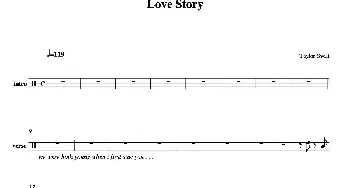 Love Story(鼓谱)