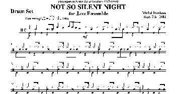 NOT SO SILENT NIGHT(爵士鼓分谱)