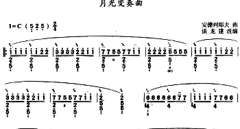 月光变奏曲(三弦)安德烈耶夫曲 谈龙建改编