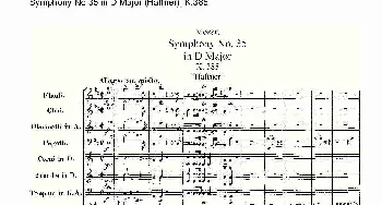 Symphony No.35 in D Major, K.385(D大调第三十五交响曲K.385)