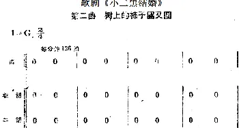 歌剧《小二黑结婚》第二曲 树上的柿子圆又圆(民乐合奏总谱)