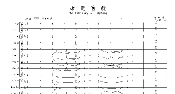 康定情歌(总谱)陈丹 编曲