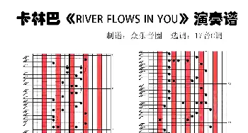 River Flows in You(拇指琴卡林巴琴演奏谱)