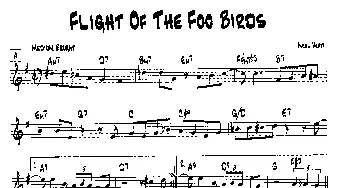 FLIGHT OF THE FOO BIRDS(降B爵士乐谱)