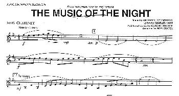 THE MUSIC OF THE NIGTH-CLARINET(单簧管三重奏分谱)