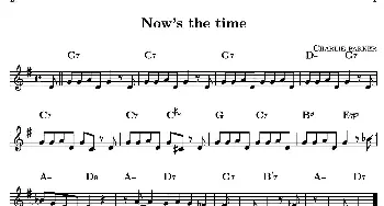 Now's The Time(单簧管)