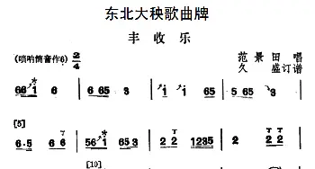 丰收乐 东北大秧歌曲牌