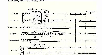 C小调第一交响曲, Op.68 第四乐章(一)