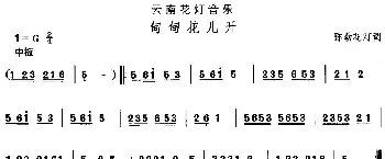 中国民族民间舞曲选(六)云南花灯 甸甸花儿）