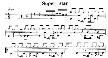 Super star(鼓谱)