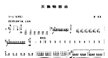 天鹅畅想曲(笙谱)唐富