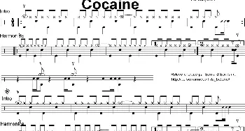 Eric Clapton - Cocaine(爵士鼓谱)