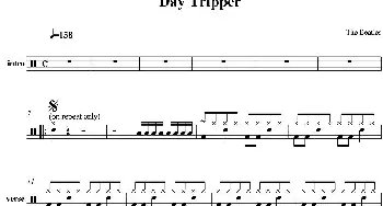 Beatles - Day tripper(爵士鼓谱)