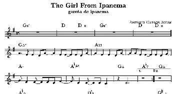 The Ggirl From Ipanema(单簧管)