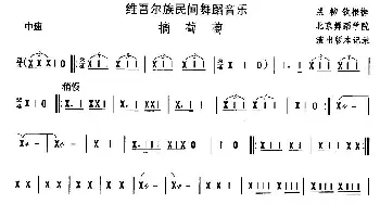 摘葡(维吾尔族舞蹈)中国民族民间舞曲选