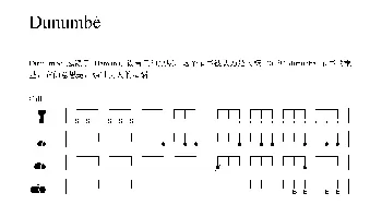 Dunumbè(非洲手鼓谱)