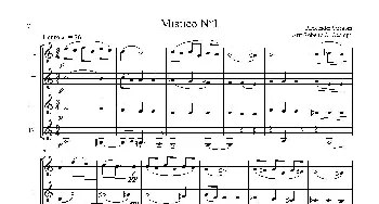 Dos Piezas de Alexander Scriabin(单簧管四重奏)