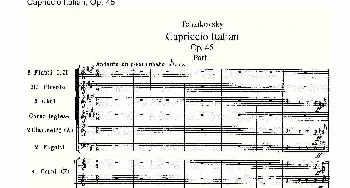 Capriccio Italian, Op.45 意大利幻想曲, Op.45