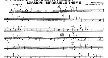 MISSION:IMPOSSIBLE THEME(分谱 低音鼓)