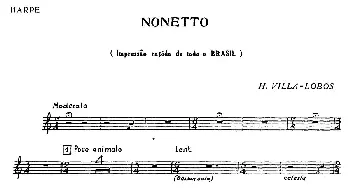 Nonetto(竖琴分谱)