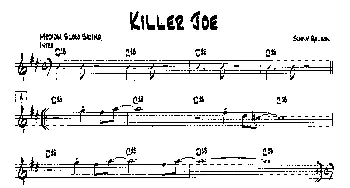 KILLER JOE(降B爵士乐谱)