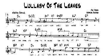 LULLABY OF THE LEAVES(降B爵士乐谱)