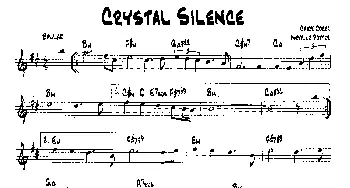 CRYSTAL SILENCE(降B爵士乐谱)