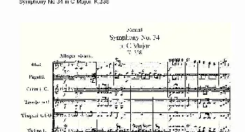 Symphony No.34 in C Major, K.338(C大调第三十四交响曲K.338)